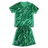 Officiële Voetbalshirt + Korte Broek Doelman Brazilië 2024 Groene - Kids